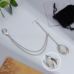 Taschenuhrkette aus Messing&nbsp;HJEW-PH02443