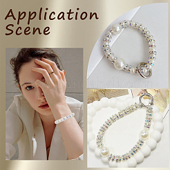 120 шт. Латунные бусины со стразами&nbsp;RB-PA0001-03S-02