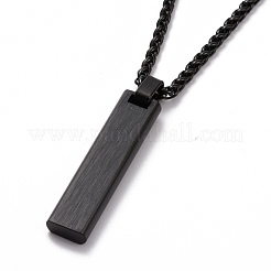 Collane con ciondolo in acciaio inossidabile stile pride 201&nbsp;NJEW-F288-03EB