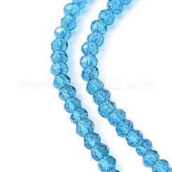 Chapelets de perles en verre transparente  &nbsp;LS-GLAA-R135-2mm-19