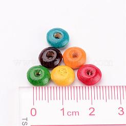 Бусины из натурального дерева рондель без свинца&nbsp;X-TB139Y