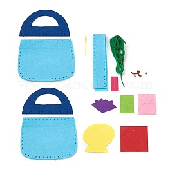 Vliesstoff Stickerei Nadelfilz Nähhandwerk von hübschen Taschenkindern&nbsp;LS-DIY-H140-04