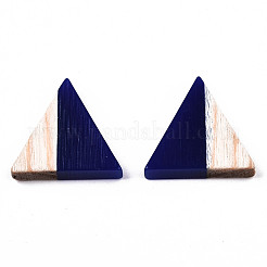 Непрозрачная смола и деревянные кабошоны&nbsp;LS-CRES-N028-001A-B01