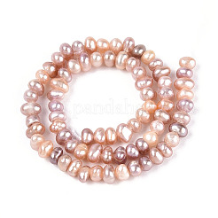 Нити из натурального культивированного пресноводного жемчуга&nbsp;PEAR-N025-01B