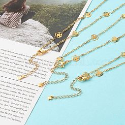 Collier à maillons en acier inoxydable 304&nbsp;NJEW-JN03590