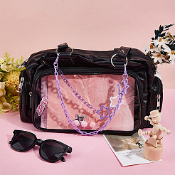 3шт акриловая кабельная цепь двухслойная сумка декоративные цепи&nbsp;HJEW-OC00309