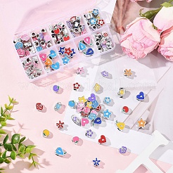 10 стиль ccb пластиковые европейские бусины&nbsp;CCB-YW0001-80