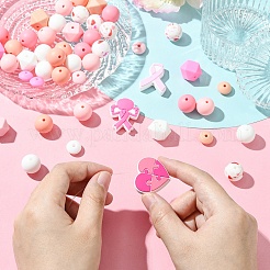 Набор силиконовых фокусных бусин&nbsp;SIL-YW0001-48