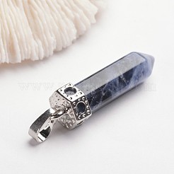 Пули латунные подвески с драгоценными камнями G-F218-10F