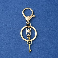 Porte-clés porte-clés en acier inoxydable 304 avec initiales&nbsp;KEYC-YW00004-06