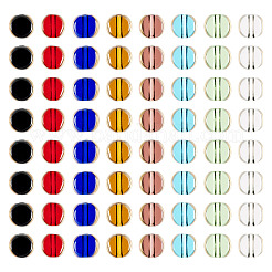80шт 8 цвета гальванические стеклянные бусины&nbsp;GLAA-TA0002-64