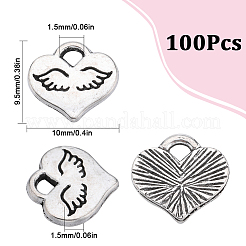 100 Stück Legierungsanhänger im tibetischen Stil&nbsp;FIND-SC0006-36