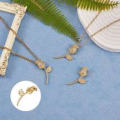 5 шт. Латунные подвески с микропаве&nbsp;ZIRC-SZ0002-53