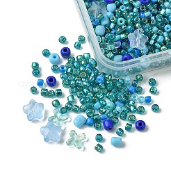 Стеклянные круглые бусины с красками для выпечки со стеклянными бусинами&nbsp;SEED-FS0001-23