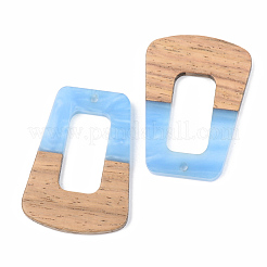Pendentifs en bois de résine et de noyer&nbsp;RESI-S389-034A