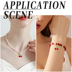 40 шт. подвески из вишневого стекла&nbsp;FIND-BBC0004-45