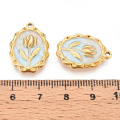 Подвески из нержавеющей стали 304 с эмалью&nbsp;STAS-N110-27D-G