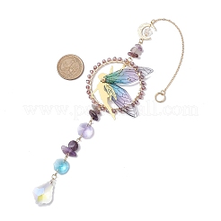 Сказочные подвески из латуни и смолы&nbsp;HJEW-TA00247-02