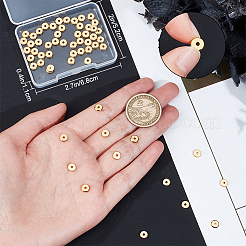 100pcs perles en laiton&nbsp;KK-BBC0012-14B
