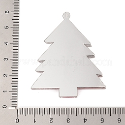 Рождественские тематические непрозрачные акриловые большие подвески с принтом SACR-S034-14A