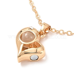 Set di collane con ciondolo a cuore in lega di placcatura a cremagliera&nbsp;NJEW-B081-05