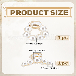 2 шт. 2 стиля заколка для волос из смолы в виде когтя для девочек и женщин&nbsp;PHAR-LP0001-14