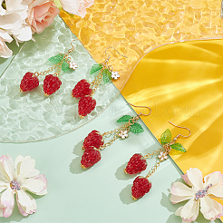 2 пара сережек-подвесок из нержавеющей стали 304&nbsp;EJEW-UN00071