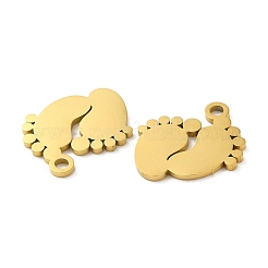 Breloques en acier inoxydable 304 plaquées par ions (IP)&nbsp;STAS-J042-25G