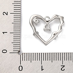 Ионное покрытие (ip) латунь микро паве кубический цирконий подвески&nbsp;KK-U042-03P