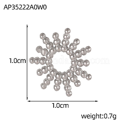 Pendentifs en acier inoxydable 304&nbsp;STAS-OY005-58P