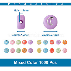 Непрозрачные акриловые бусины&nbsp;MACR-CW0001-06