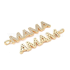 Shegrace Muttertags-Anhänger aus Messing mit Mikropavé-Fassung und klaren Zirkonia&nbsp;XGRQ1U783-382G