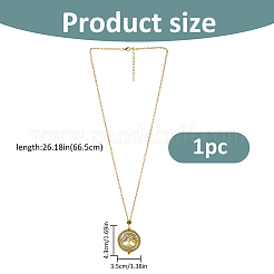 1 collana con ciondolo magnetico con lente d'ingrandimento per donna&nbsp;TOOL-FH0001-86