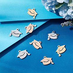 12 шт. подвески из нержавеющей стали 304 двух цветов&nbsp;STAS-UN0040-12