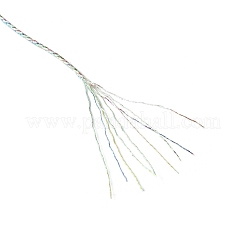 Filo metallico da cucito in poliestere color arcobaleno&nbsp;OCOR-E026-08C