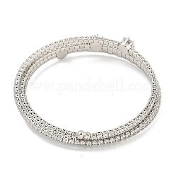 Bracelets en laiton plaqué en rack&nbsp;BJEW-B110-01P-02
