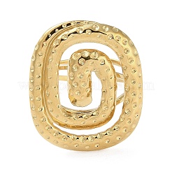 Anillos de dedo de acero inoxidable 304 con revestimiento iónico (IP)&nbsp;RJEW-C075-05H-G