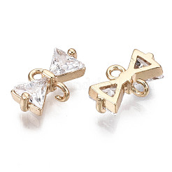 Соединители из латуни с микрочастицами и кубическим цирконием&nbsp;KK-R111-060