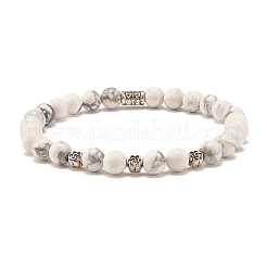 Ensemble de bracelets extensibles en perles rondes synthétiques turquoise (teintes)&nbsp;BJEW-JB07464