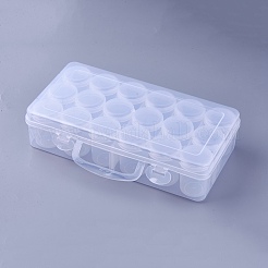 Scatole di plastica rettangolari&nbsp;CON-WH0068-04