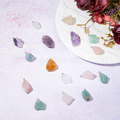 16 шт. необработанный натуральный флюорит&nbsp;G-HS0001-08