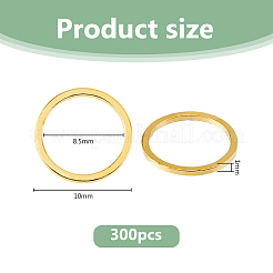 300 шт. латунные соединительные кольца для стойки&nbsp;KK-DC0004-56G