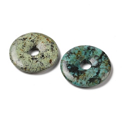 Кулоны с натуральной африканской бирюзой (яшмой)&nbsp;G-F524-H06