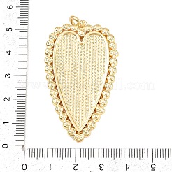 Латунь с подвесками из натуральных белых ракушек&nbsp;KK-C162-005B-G