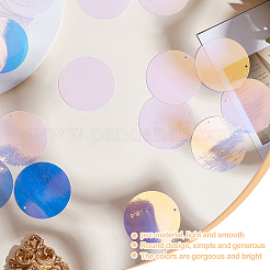 Переливающиеся подвески из пвх с пайетками/блестками&nbsp;PVC-GO0001-02E