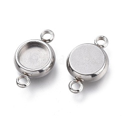 Оправы для кабошонов из не тускнеющей нержавеющей стали марки 304&nbsp;STAS-I161-03B-P