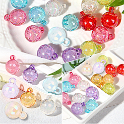 50 pz 5 colori pendenti in acrilico trasparente&nbsp;MACR-SP0002-39
