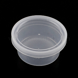 Spalte Kunststoff-Kügelchen Lagerbehälter, Transparent, 8.5x4 cm, Kapazität: 125 ml (4.23 fl. oz)