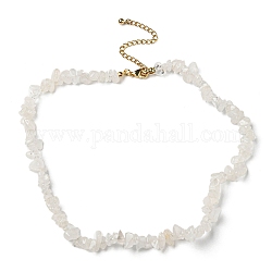 Ожерелье из бисера с кристаллами натурального кварца, украшения из драгоценных камней для женщин, 15.75 дюйм (40 см)