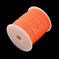 Nylonfaden Nylonschnur, orange rot, 1 mm, ca. 153.1 Yard (140m)/Rolle